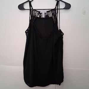 🔵Ambiance Black Lace Trim Camisole